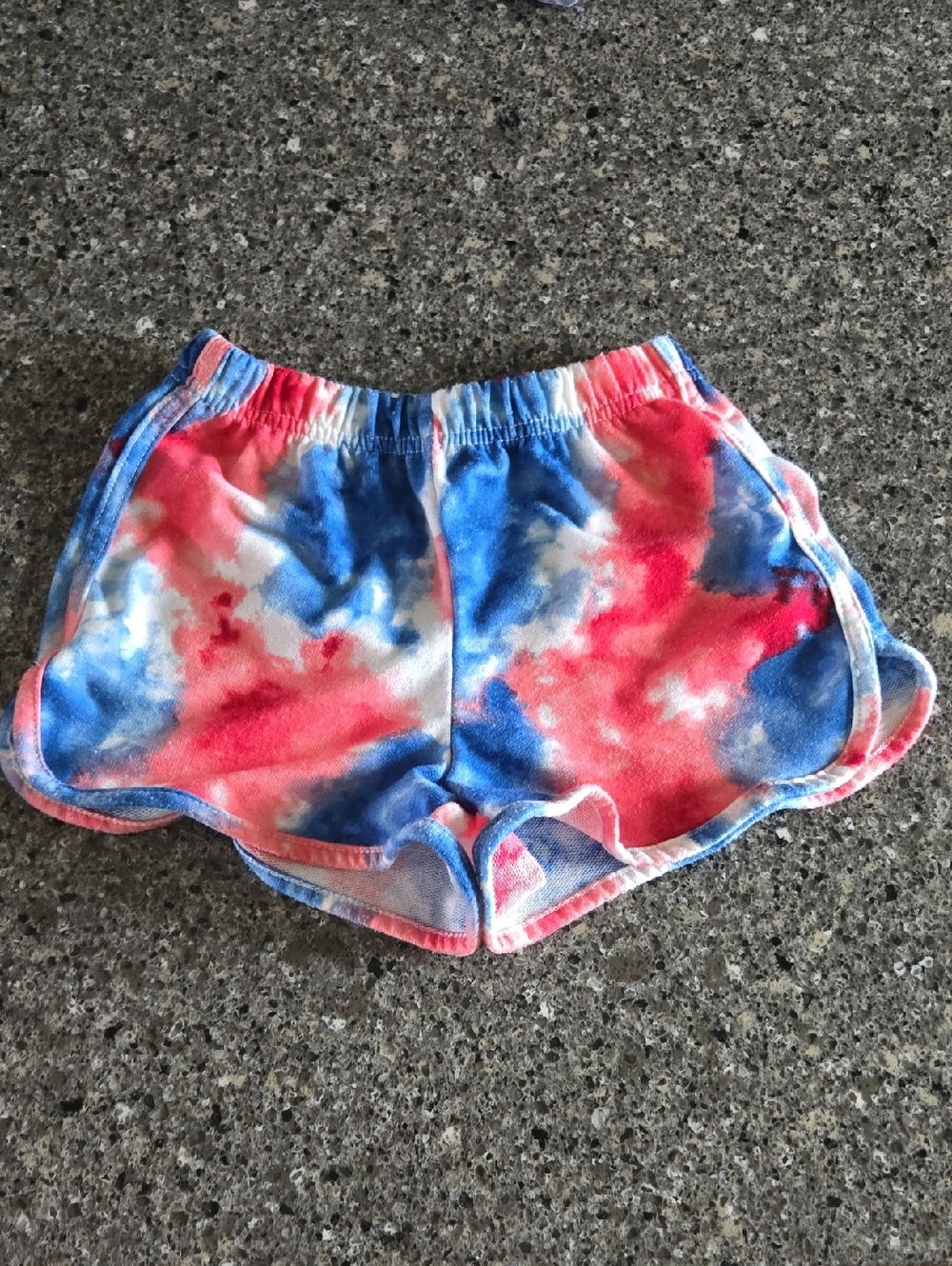 Bobbie Brookes 4th Of July Tie Dye Shorts Girls M 7/8